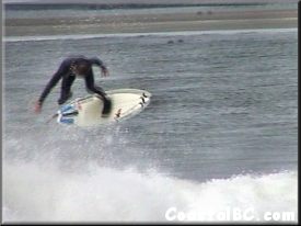 Bend your knees and suck your board up towards your body