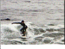 Speed on a Backside Wave