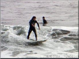 pressure on the heel side edge