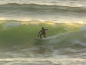 start your bottom turn from the middle of the wave face