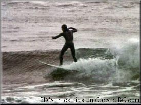 When you reach the middle of the wave start your pump up the wave as you did before 